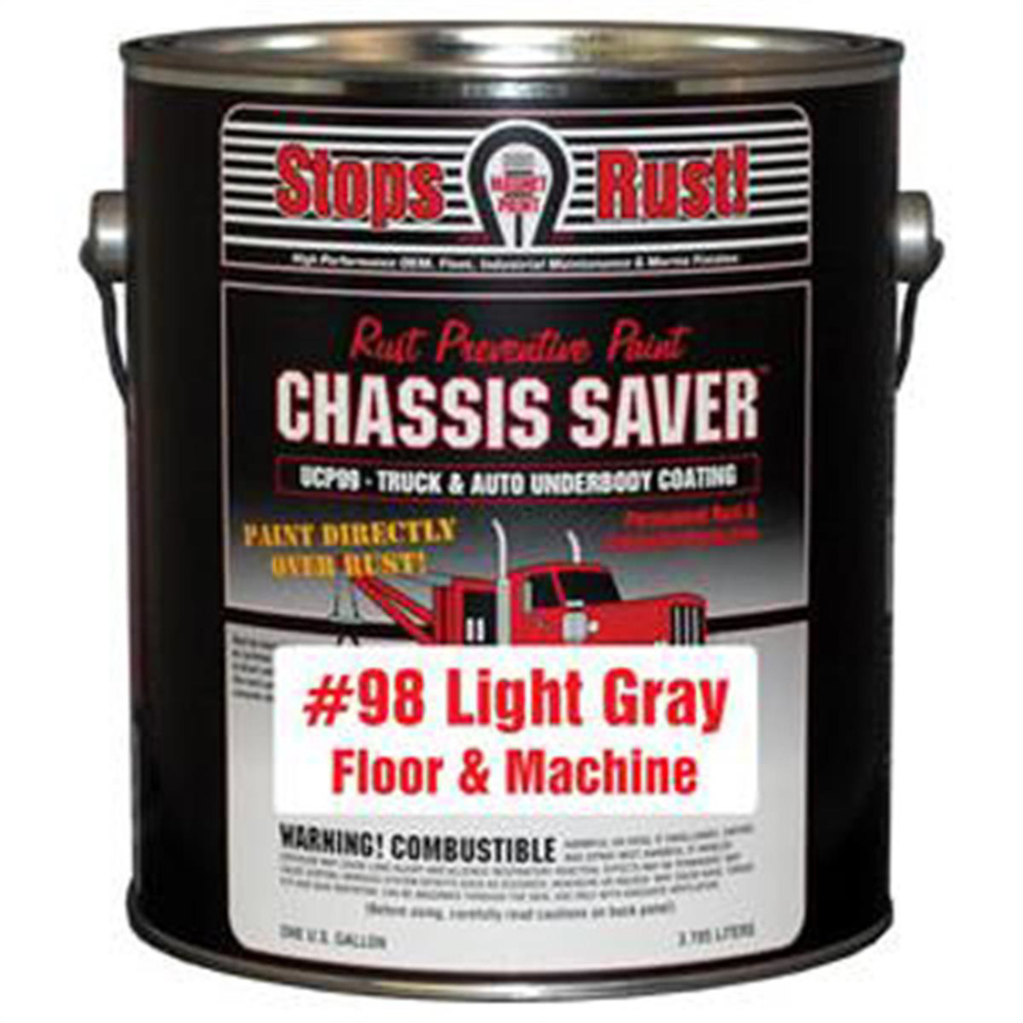 Magnet Paint & Shellac Chassis Saver — Grey, 1 Gal., VOC Compliant, Model# MPCUCP98-01
